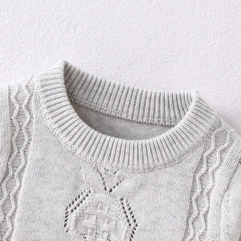 Newborn Baby Boy Knit Sweater and Pants Set