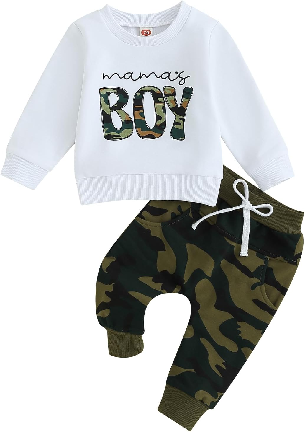 Infant Winter Contrasting Print Set