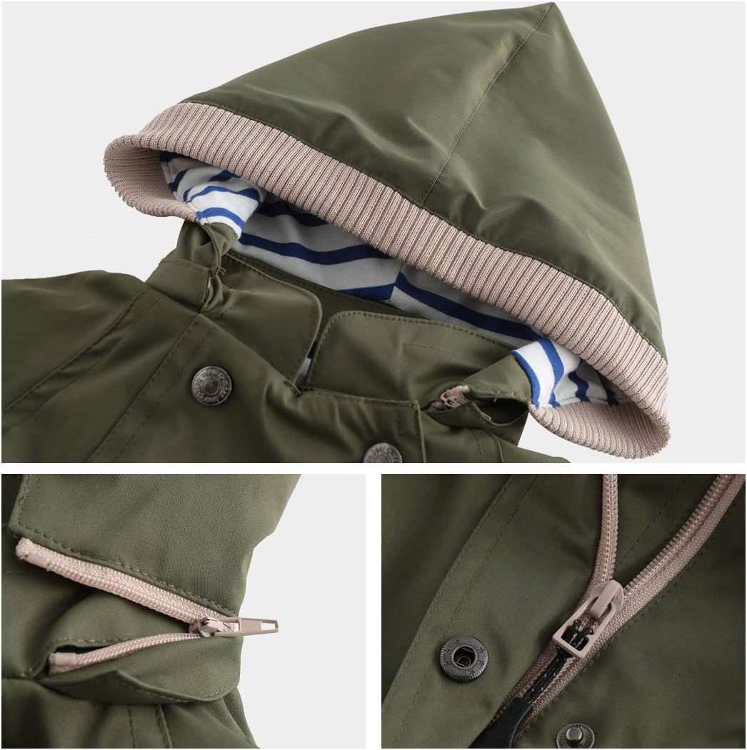 ACESTAR waterproof rain jacket for kids