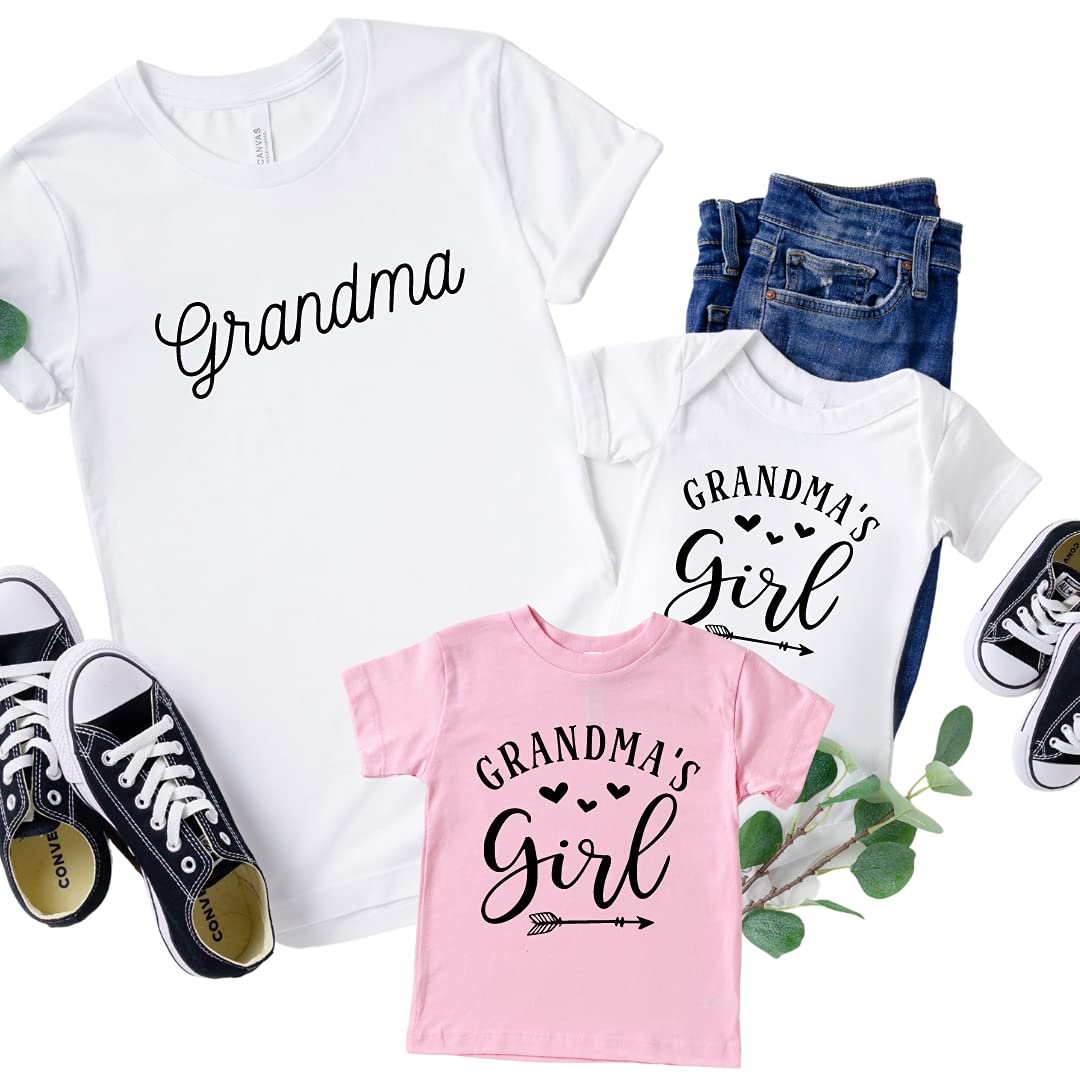 Grandmas Girl - Granddaughter Grandma Matching Shirts
