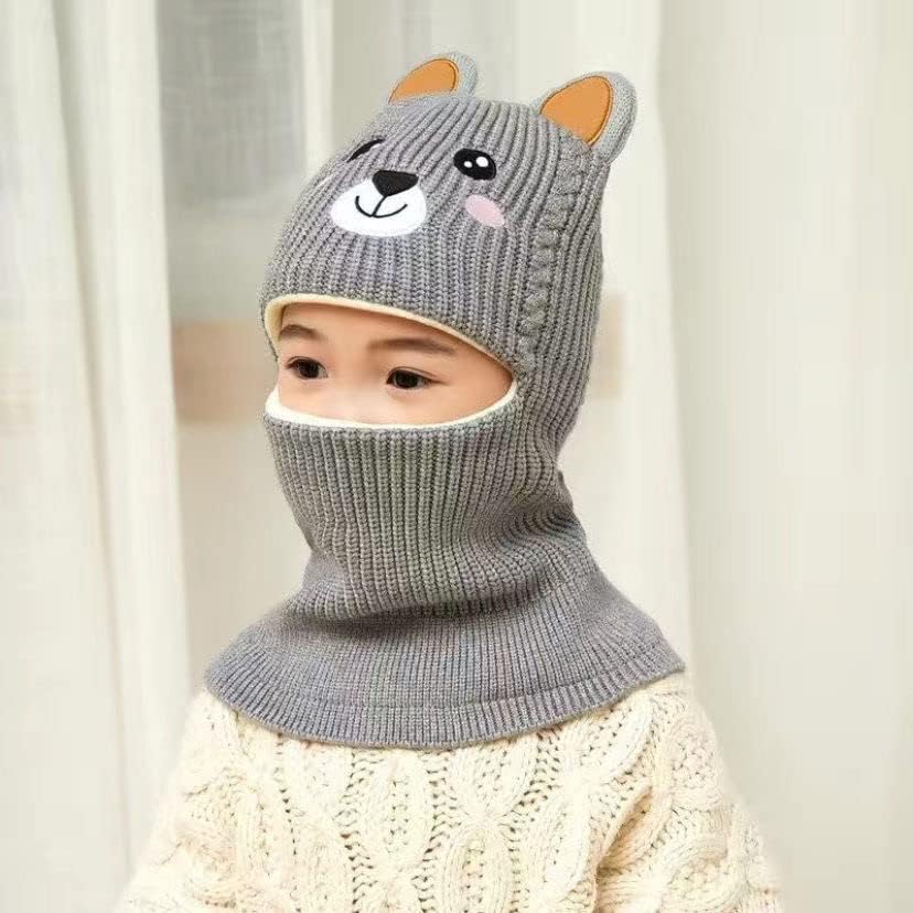 Winter Hat Scarf Set for Kids 2-5 Years