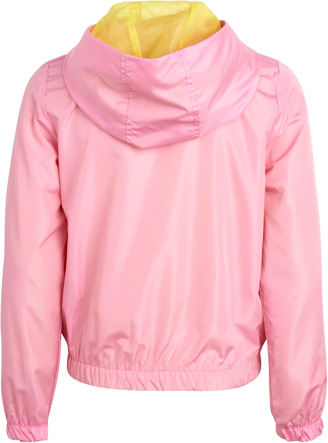 Durable Pink rain jacket for girls Waterproof windproof Lightweight packable Buy Now