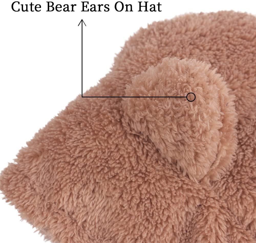 Adjustable Winter Hat for Babies Boys Girls 6M-7T