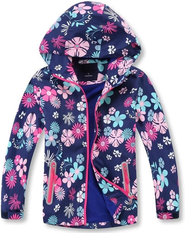 Seamless Waterproof Rain Jacket Boys Girls Stay Dry Comfortable in Any Weather