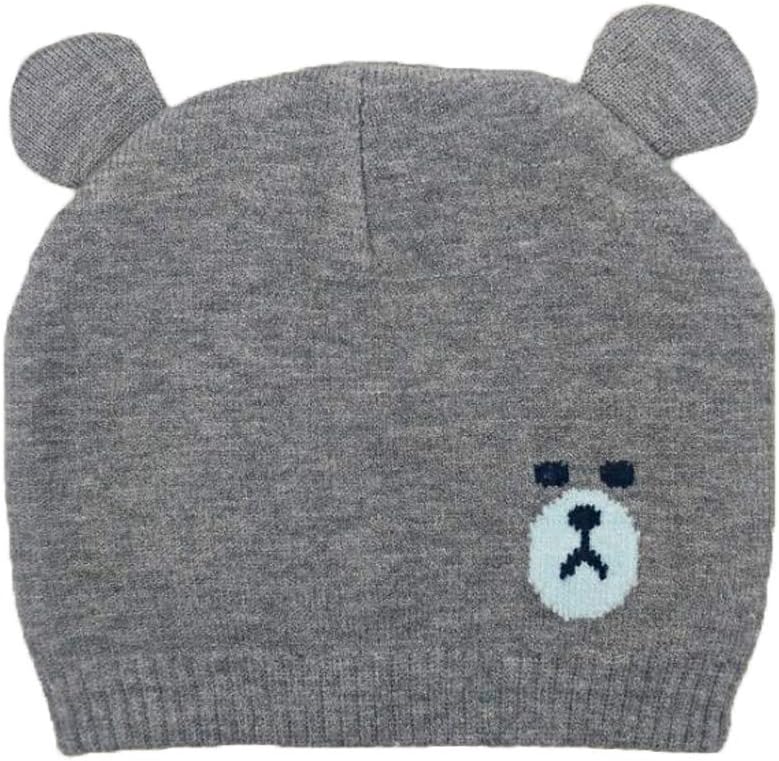 XKT Cute Bear Knitted Hat for Babies
