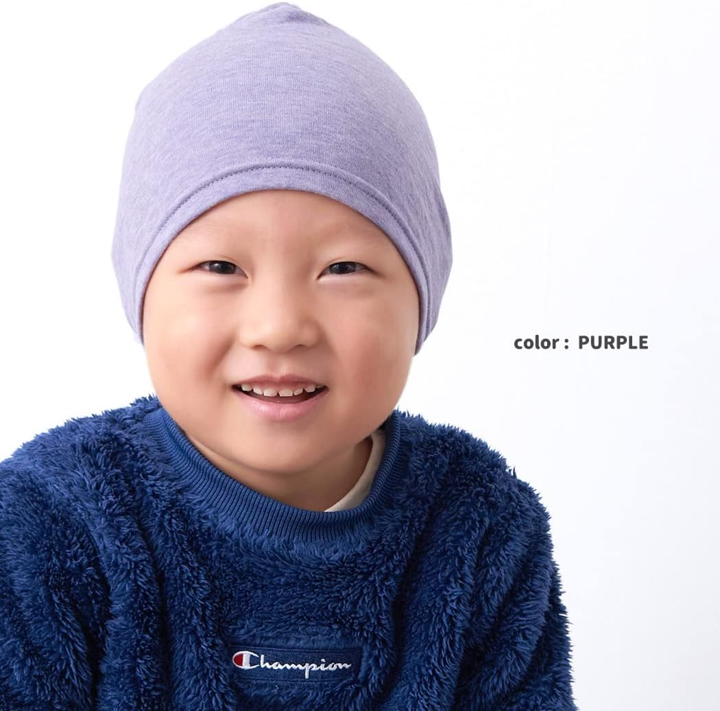 Charm Baby Boys Organic Cotton Beanie - Soft Safe and Made in Japan