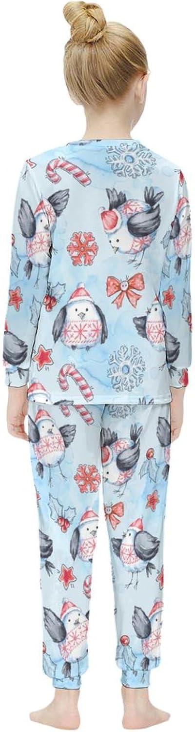 MEIKKO Thermal Underwear Set for Girls Pink Soft