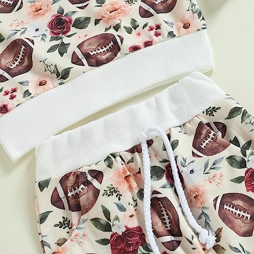 Lamuusaa Newborn Baby Football Outfit for Boys and Girls 10