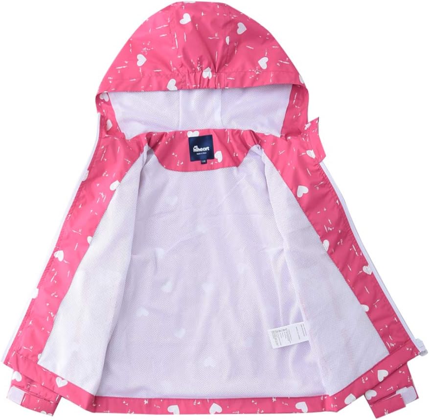 Hiheart Girls Lightweight Hooded Jackets