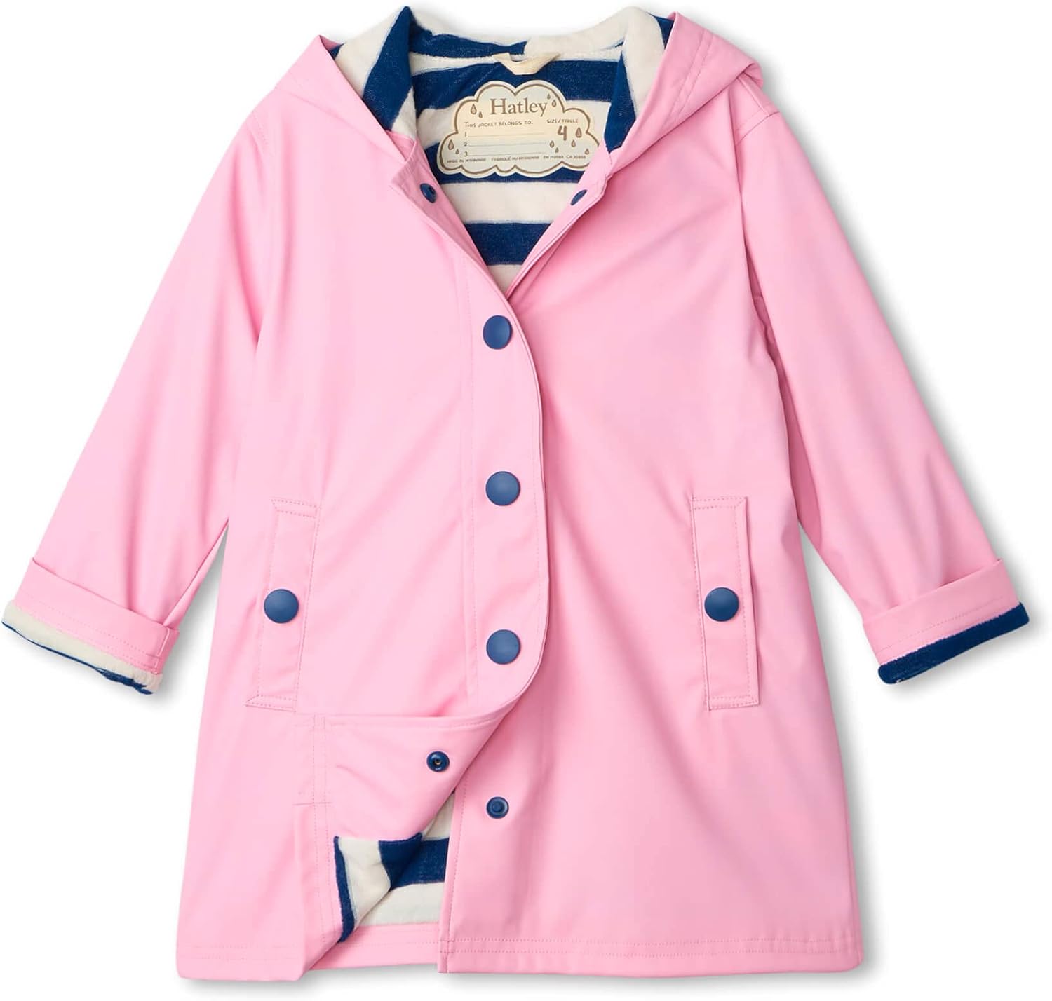 Hatley Kids Button-Up Rain Jacket