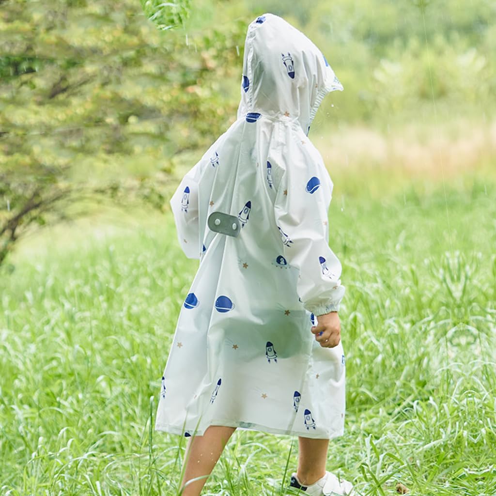 Toddler Kids Raincoat Boys Girls Rain Jacket Lightweight Rainwear