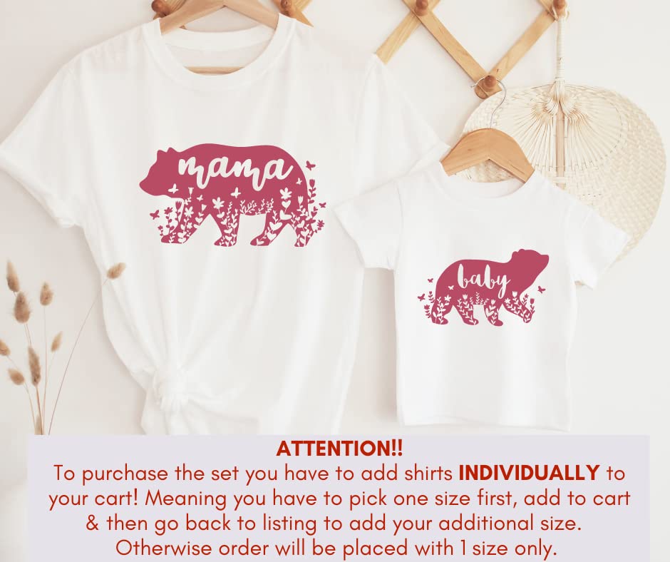 Mama and Baby Bear Matching Outfits Mari