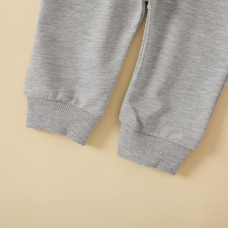 Yingisfitm Toddler Boy Crewneck Sweatshirt Pants Set