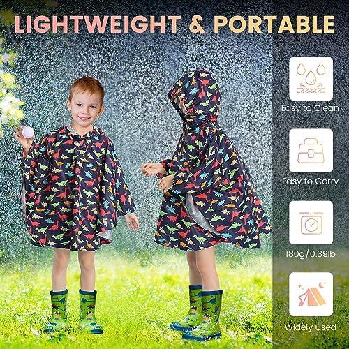 LAMA Kids waterproof rain ponchoReusablelightweight