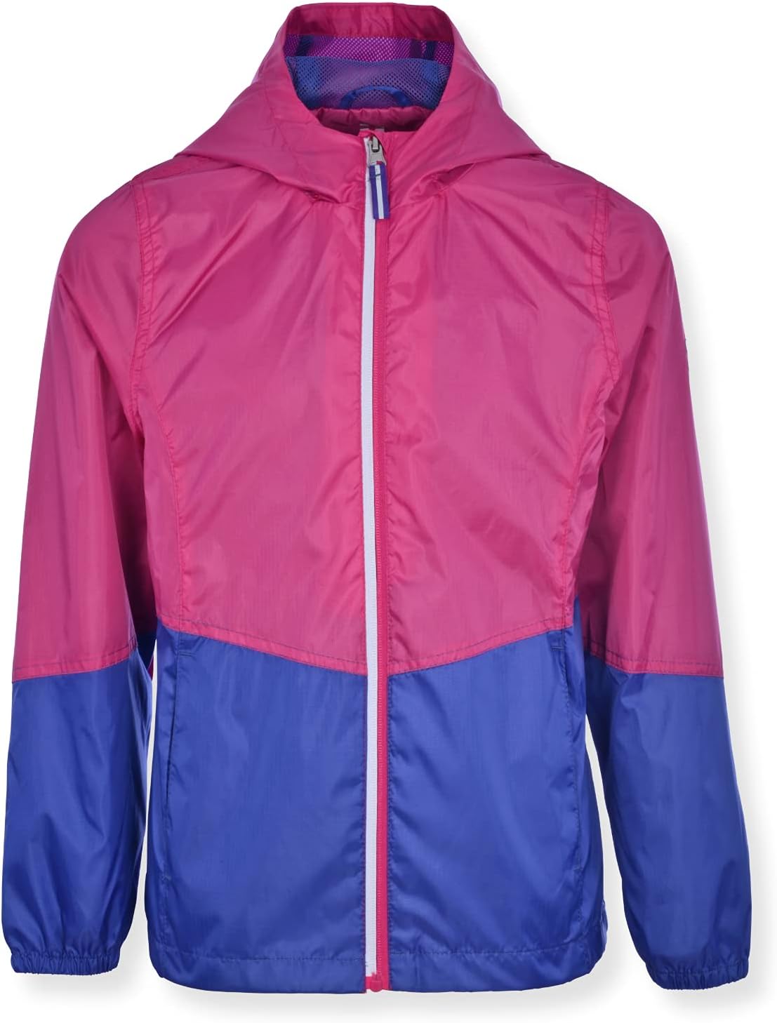 Swiss Alps Girls Lightweight Foldable Rain Jacket