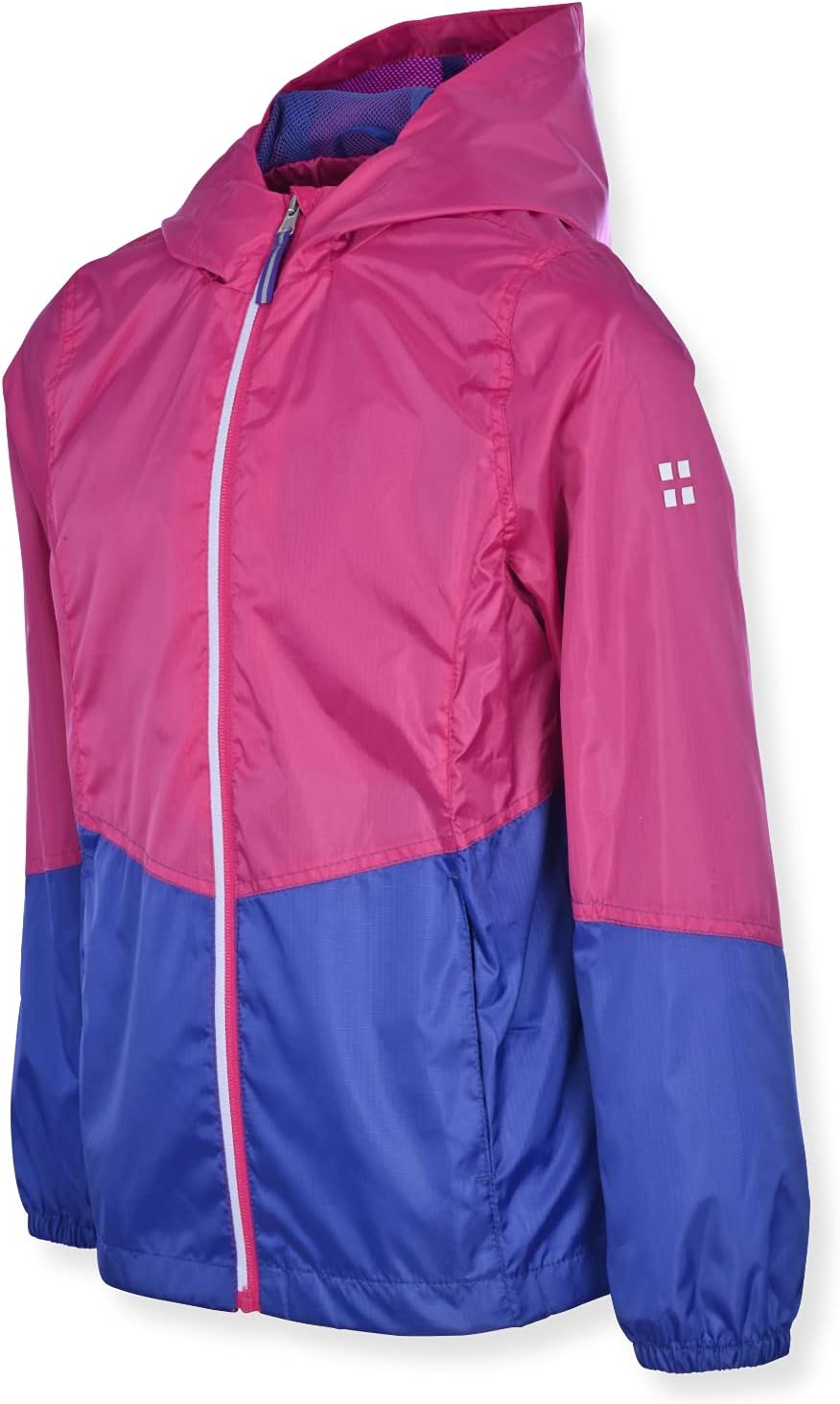 Swiss Alps Girls Lightweight Foldable Rain Jacket