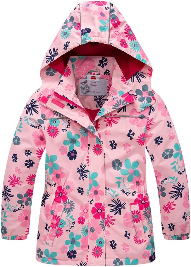 Resogaa Girls Rain Jacket
