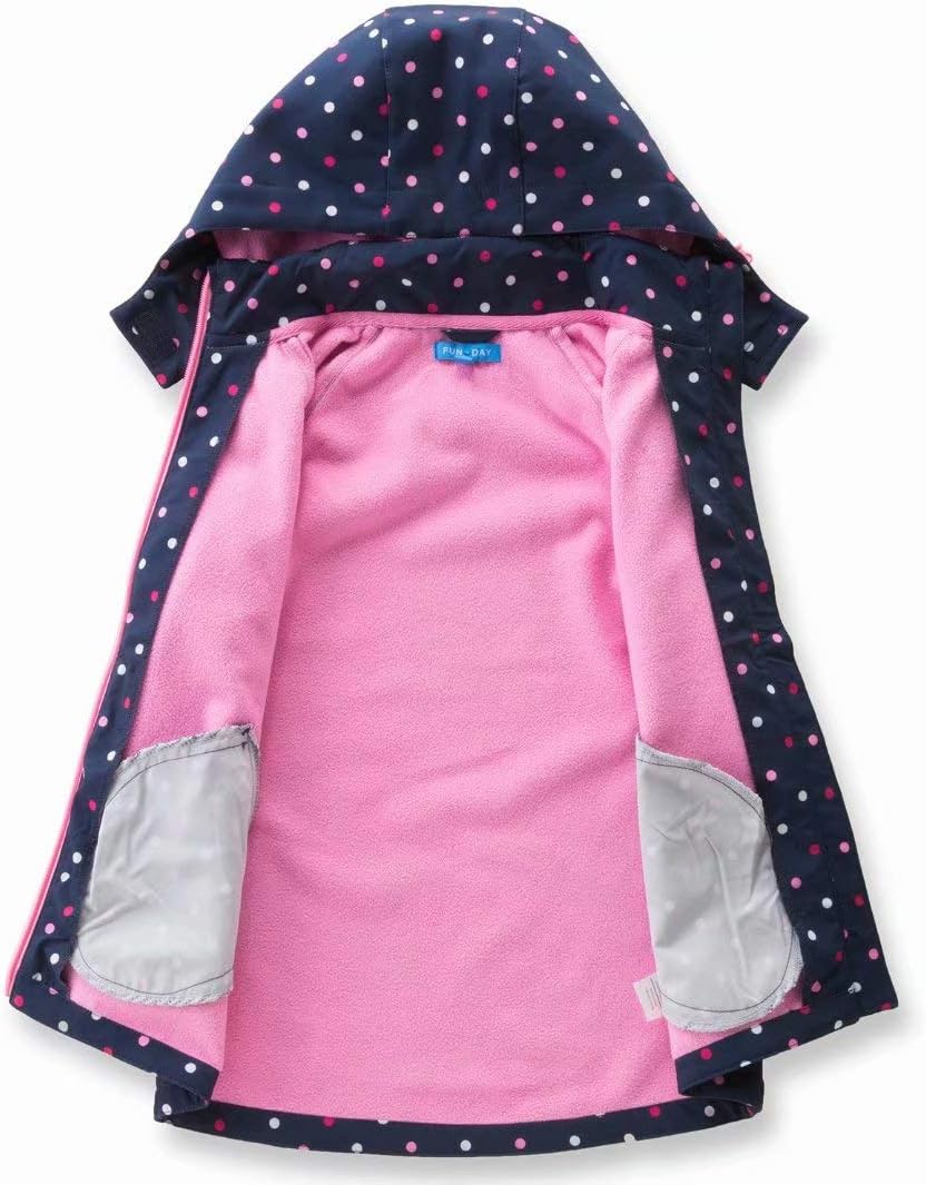 MGEOY Boys Girls Lightweight Waterproof Rain Coats for Kids - Windproof Water Repellent