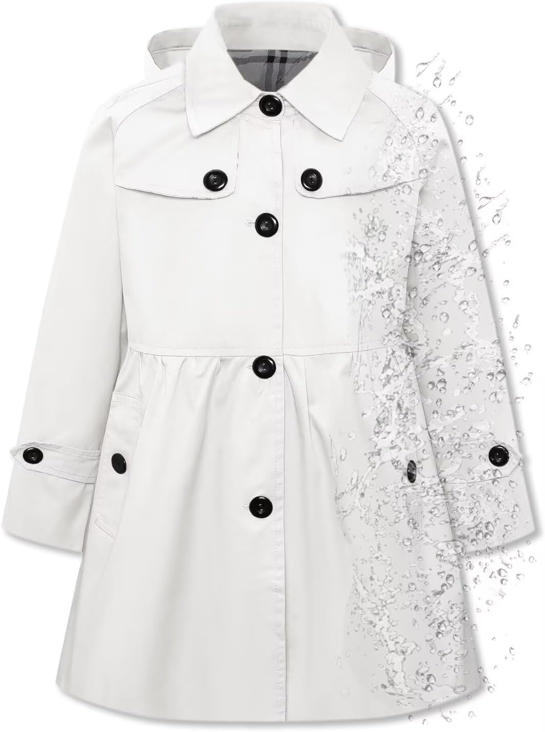 Betusline Girls Lightweight Trench Coats