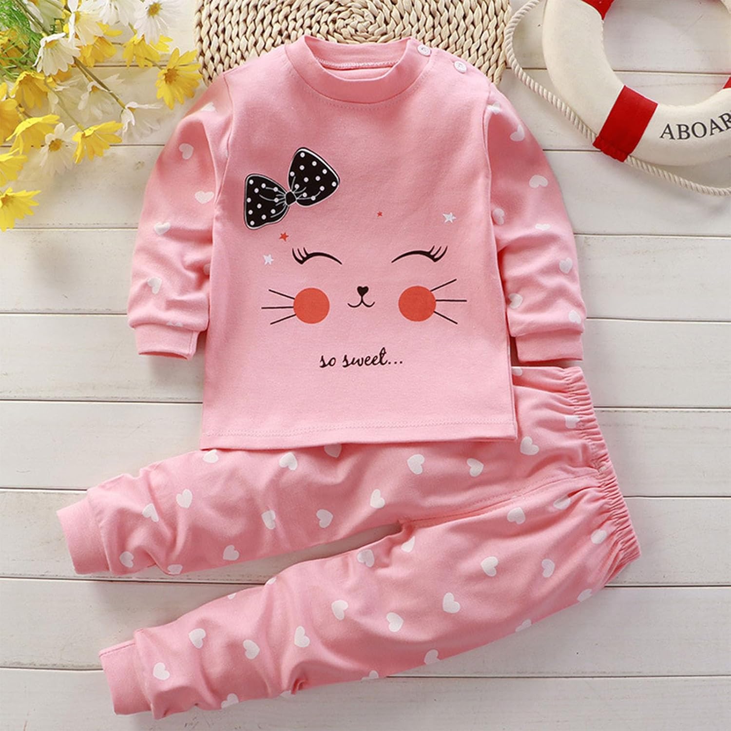 Matching Kawaii 2-Piece Set for Girls