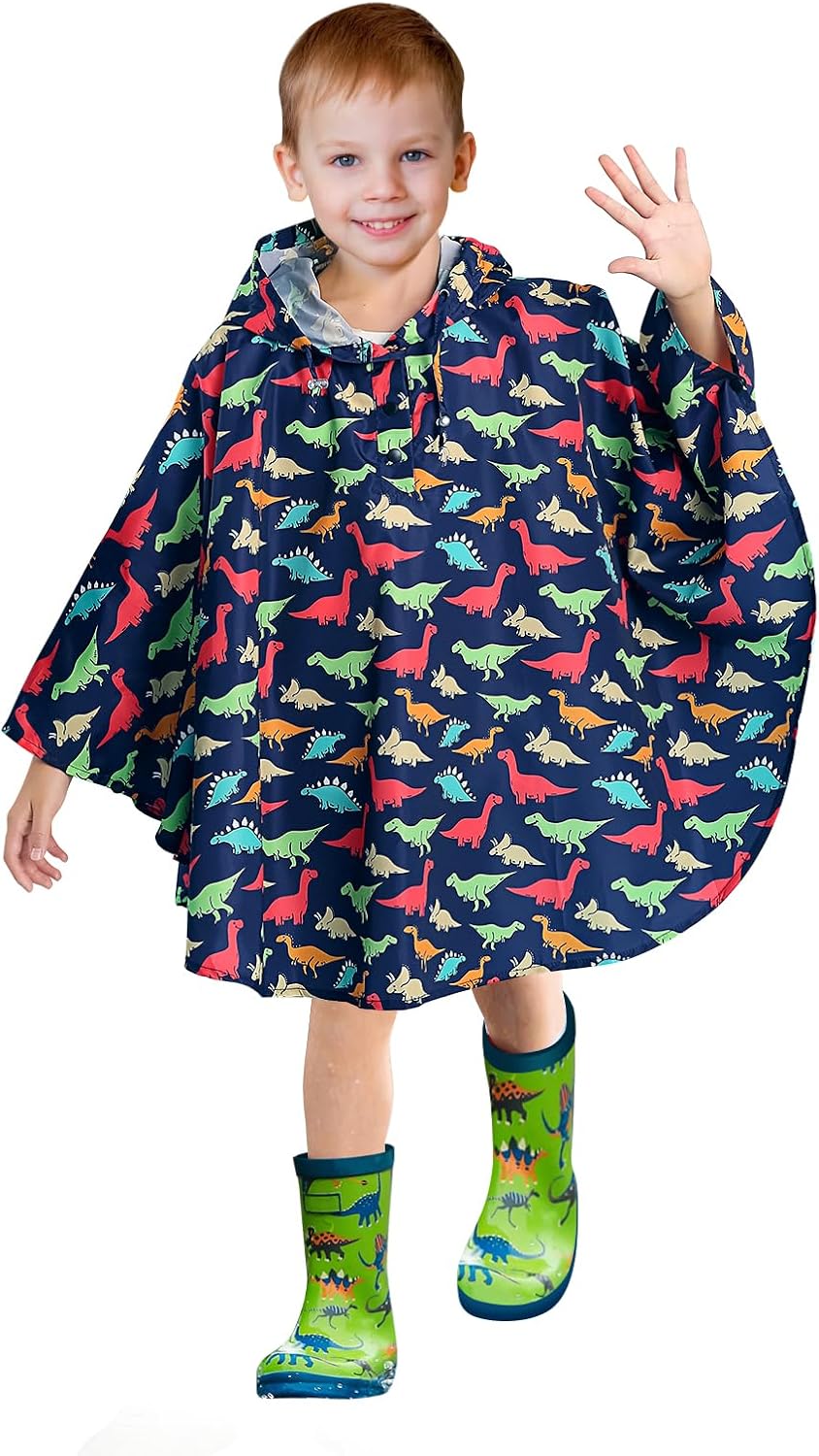 LAMA Kids waterproof rain ponchoReusablelightweight