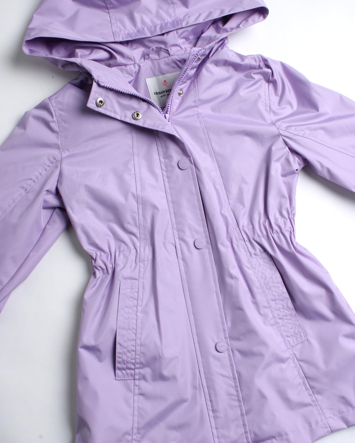 URBAN REPUBLIC Girls Lightweight Waterproof Rain Jacket