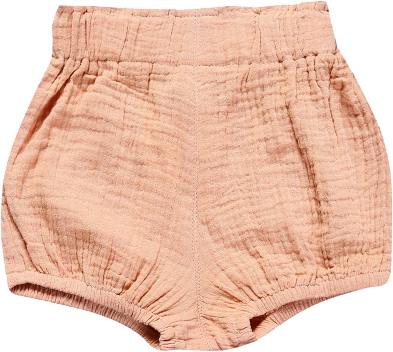 5-Piece EISHOW Baby Cotton Linen Blend Stripe Harem Shorts