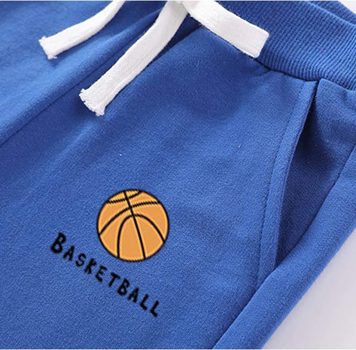EISHOW 2-Pack Fun Basketball Shorts for Babies