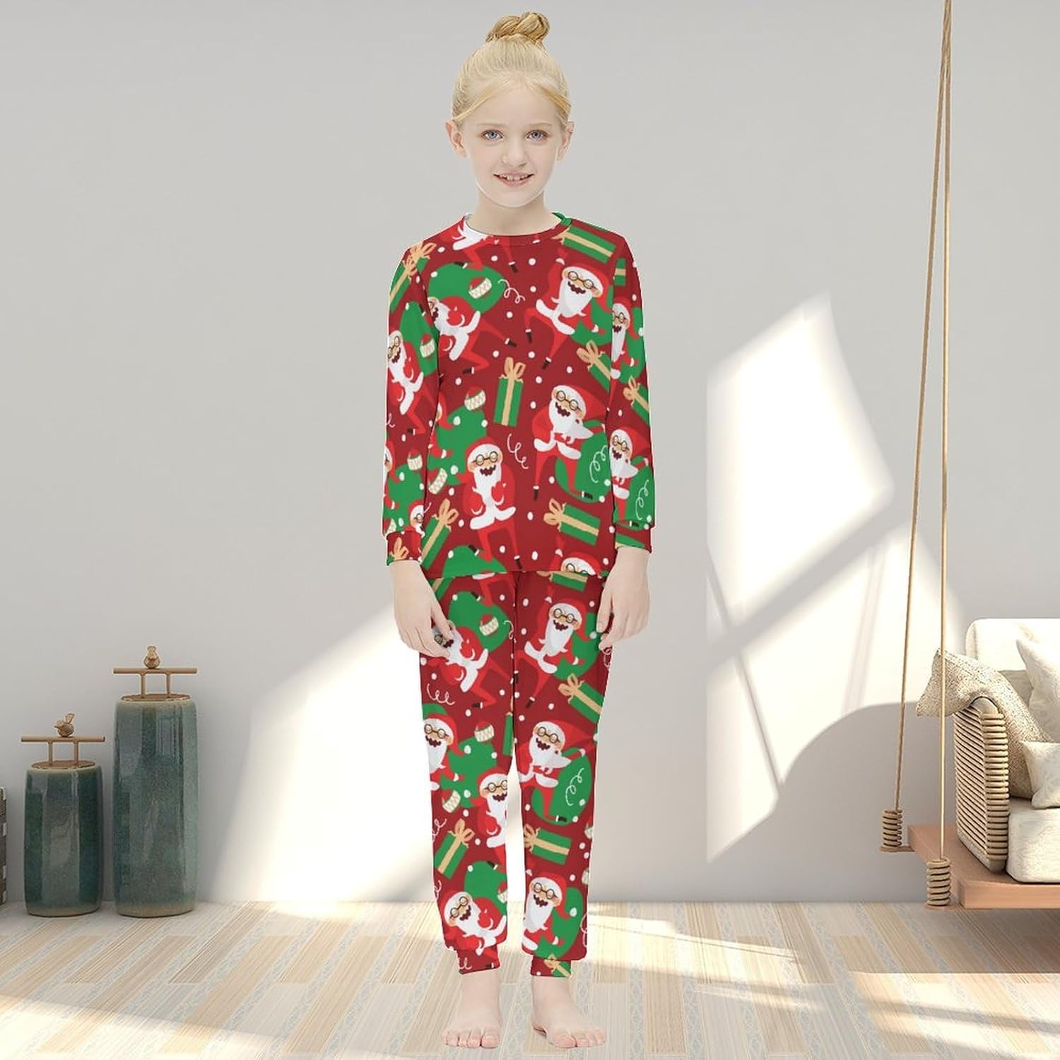 Girls Thermal Underwear Set - Soft Breathable Base Layer