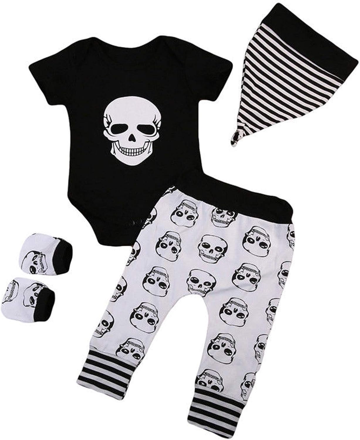 Baby Halloween Creators Set Skull Romper More