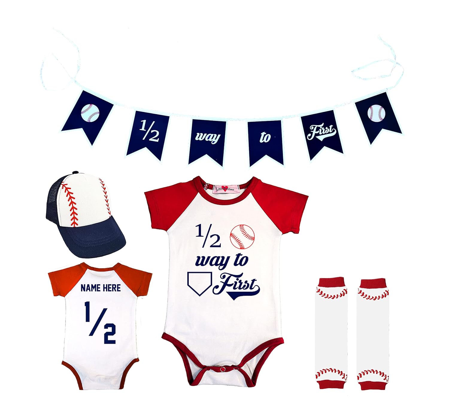 Handmade 6-Month Half Birthday Outfit for Baby