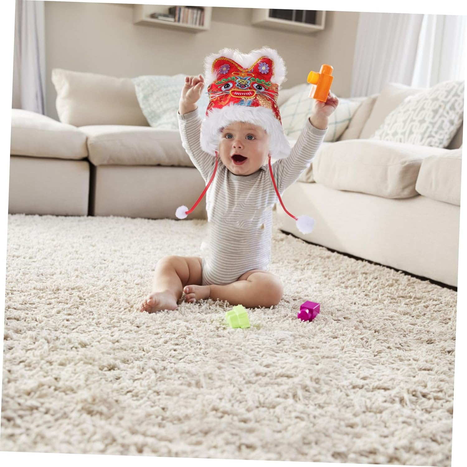 3-Piece Tiger Hat Set for Babies