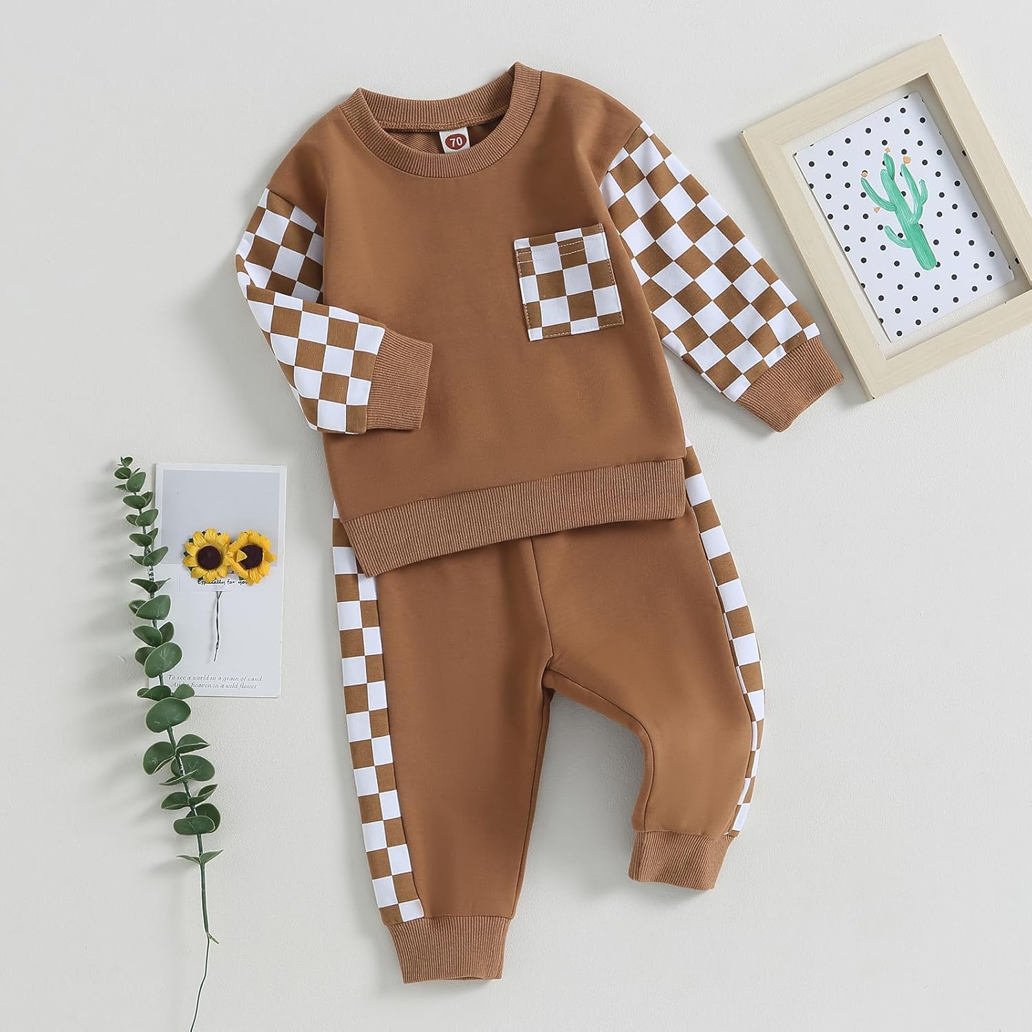 Fanvereka Toddler Newborn Infant Boy FallSpring Outfits Set