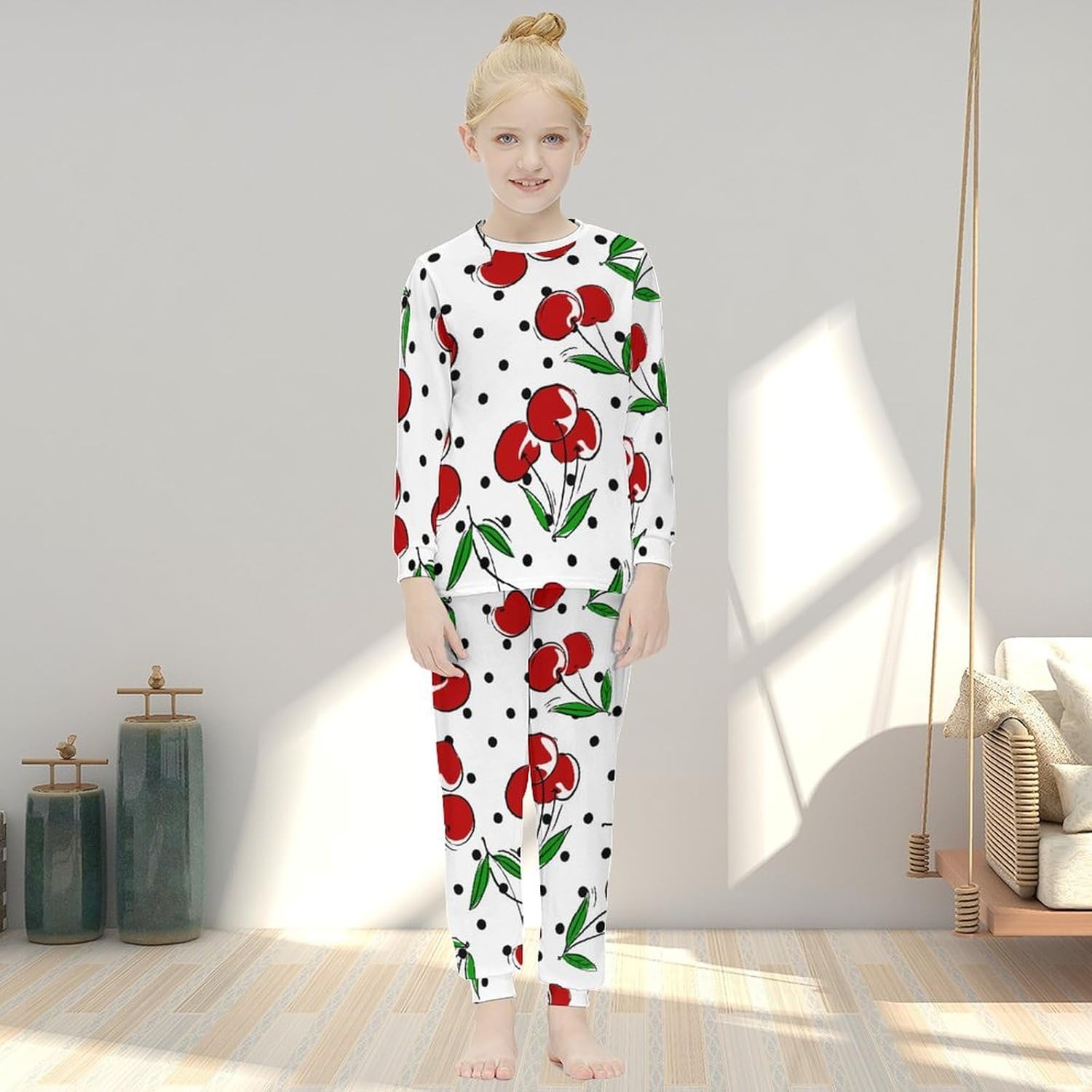 MEIKKO Girls Thermal Set Soft Stretchy Breathable Trendy