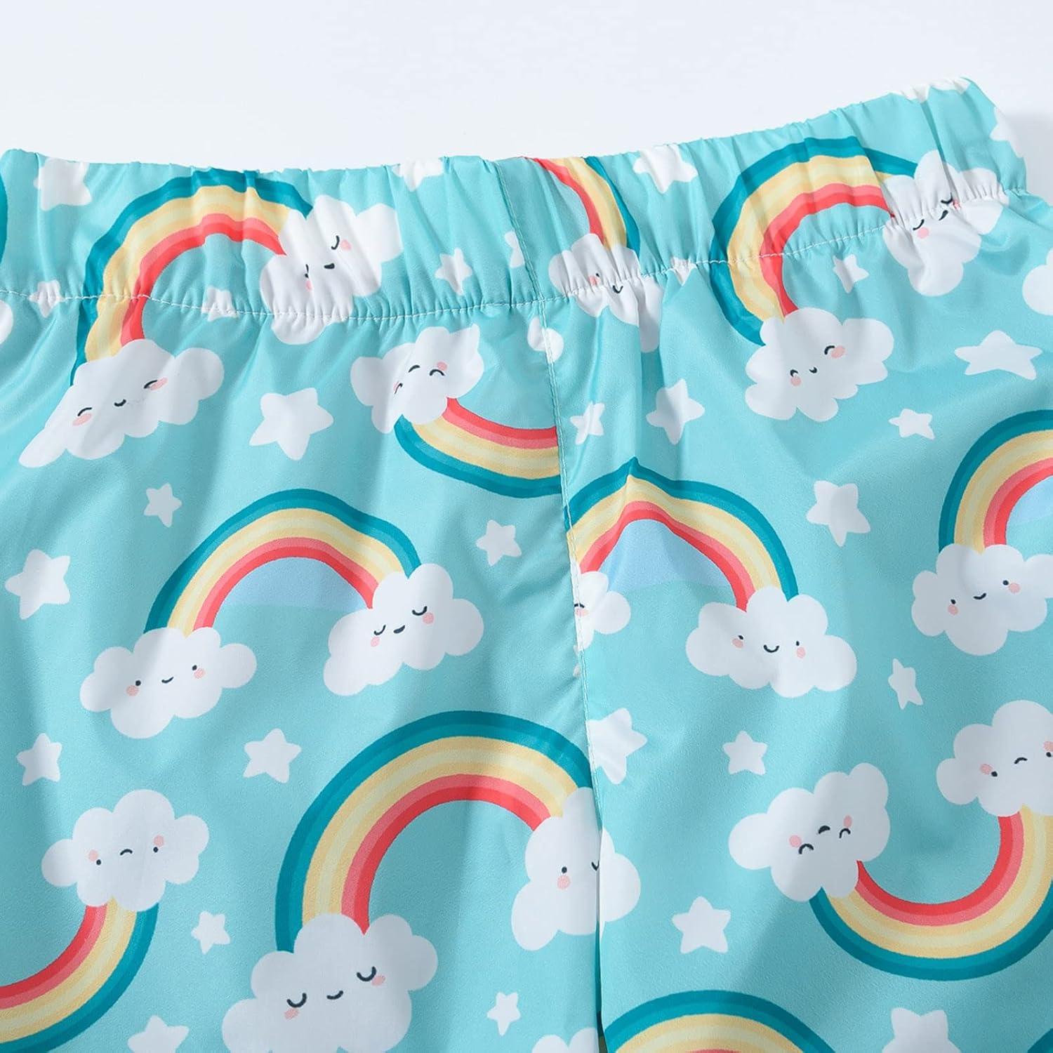RNTOPToddler Waterproof Rain Jacket Pants Set Light Blue