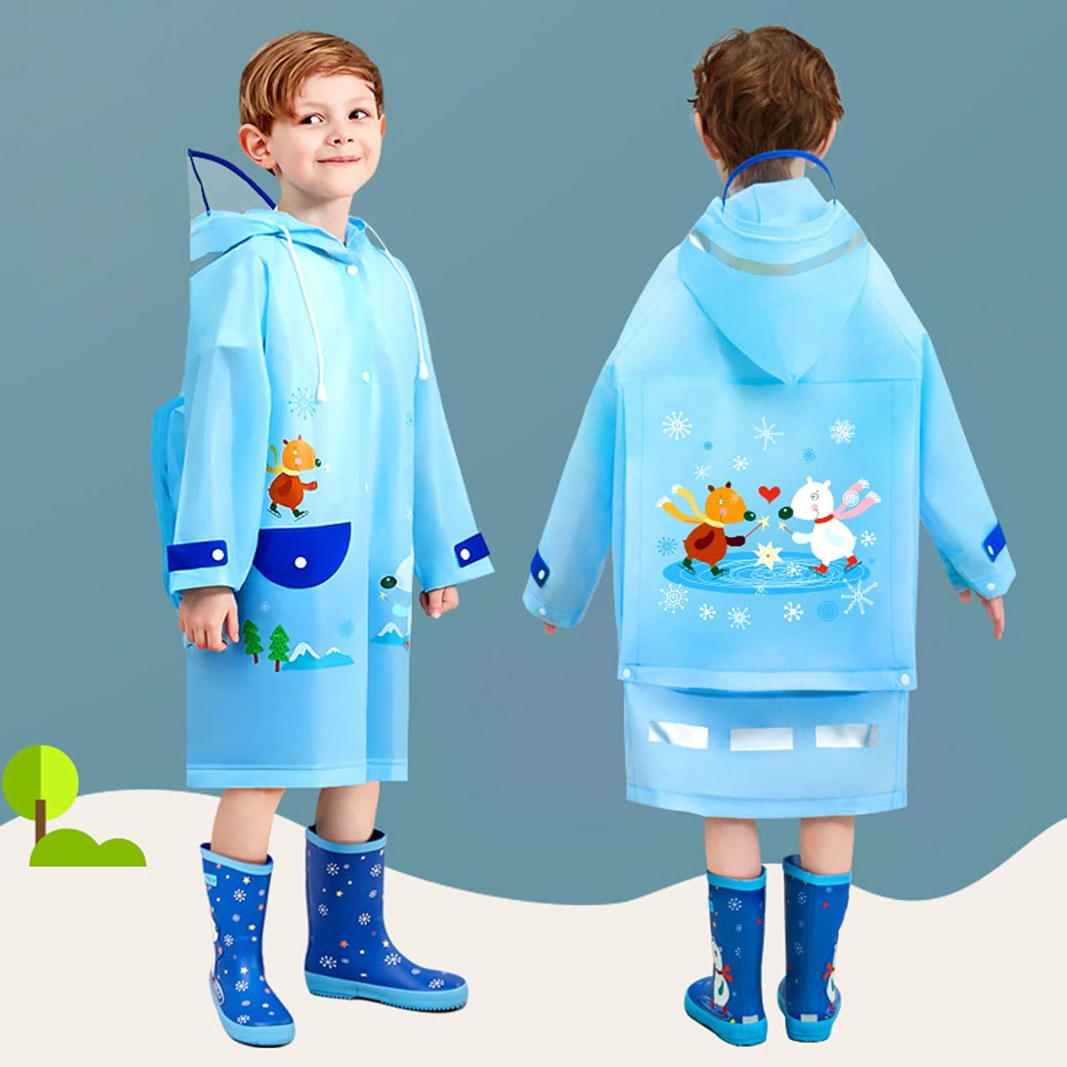 Reflective Windbreakers for Kids Durable and Cozy