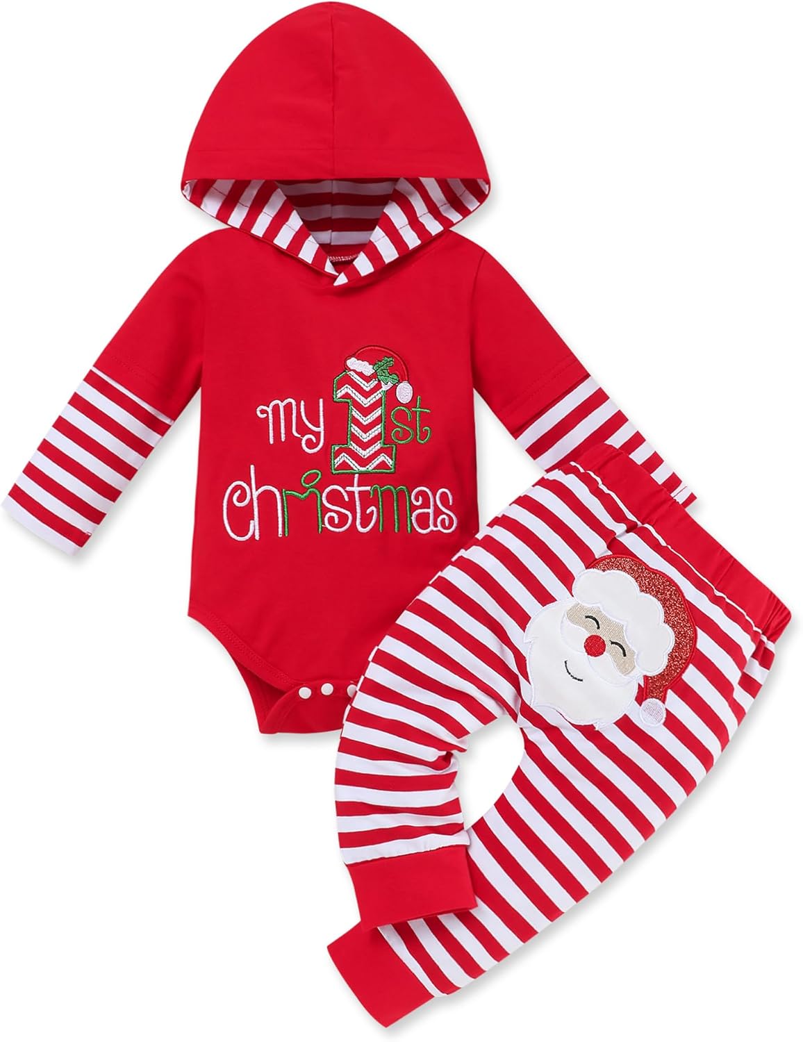 My First Christmas Baby Boy Outfits Soft Cozy Newborn Sets