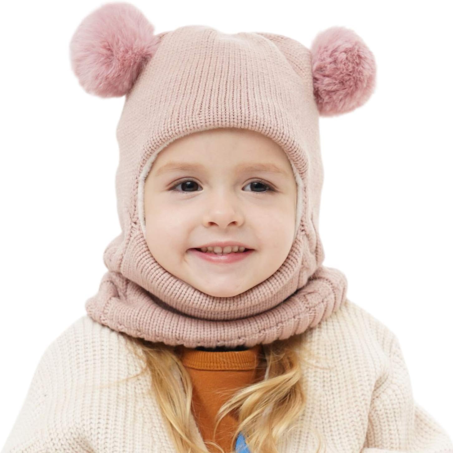 GZMM Baby Winter Hat Scarf Set - Cozy Coats for Toddler Girls