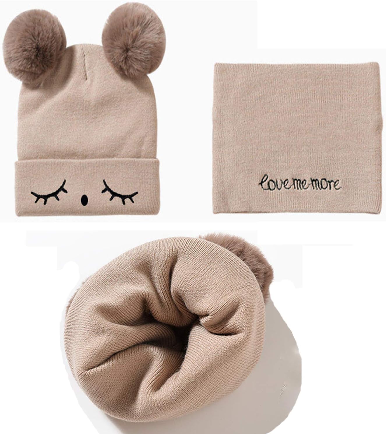 XSBY Baby Unisex Soft Knitted Headwear for Babies