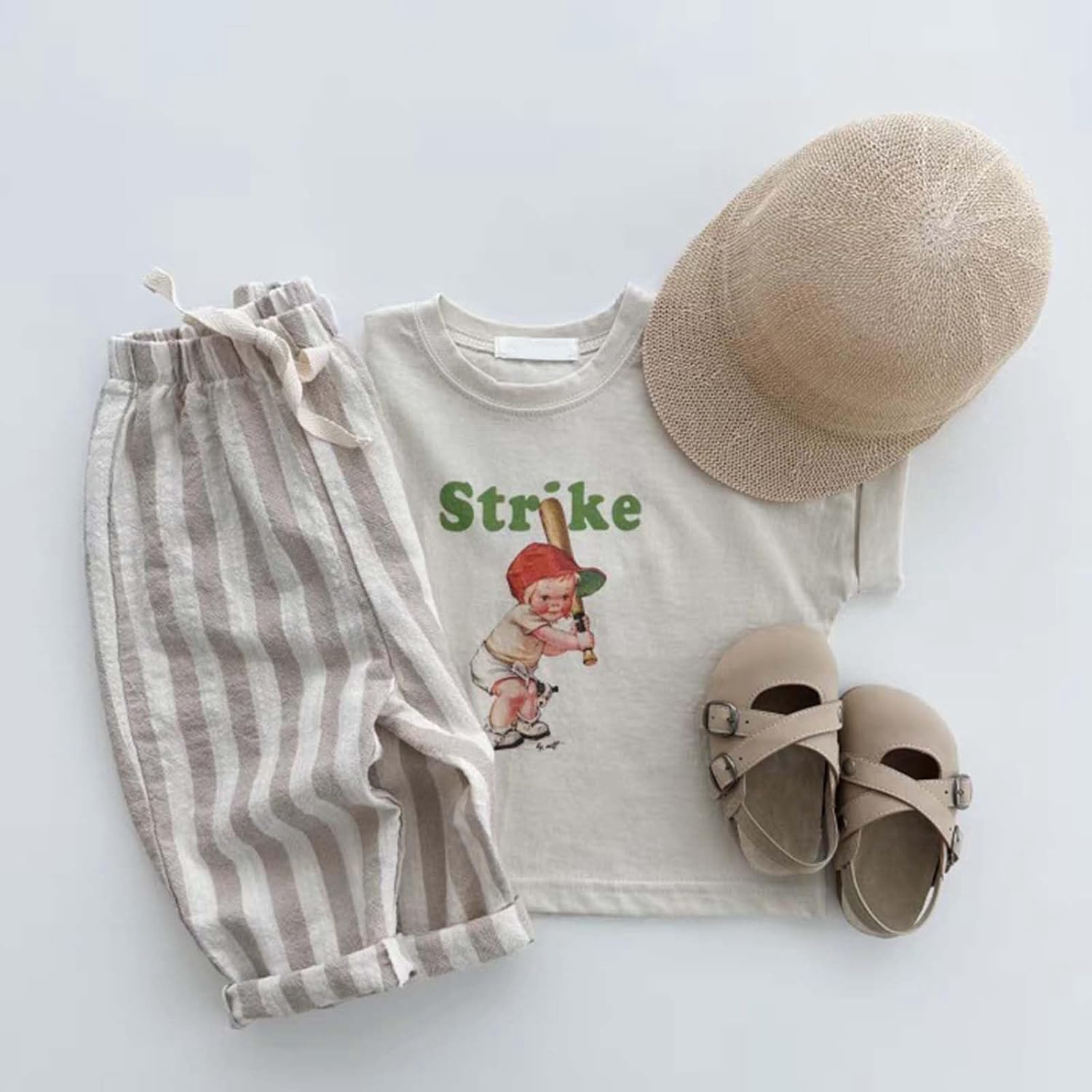 Adorable Striped Cotton Shorts for Babies