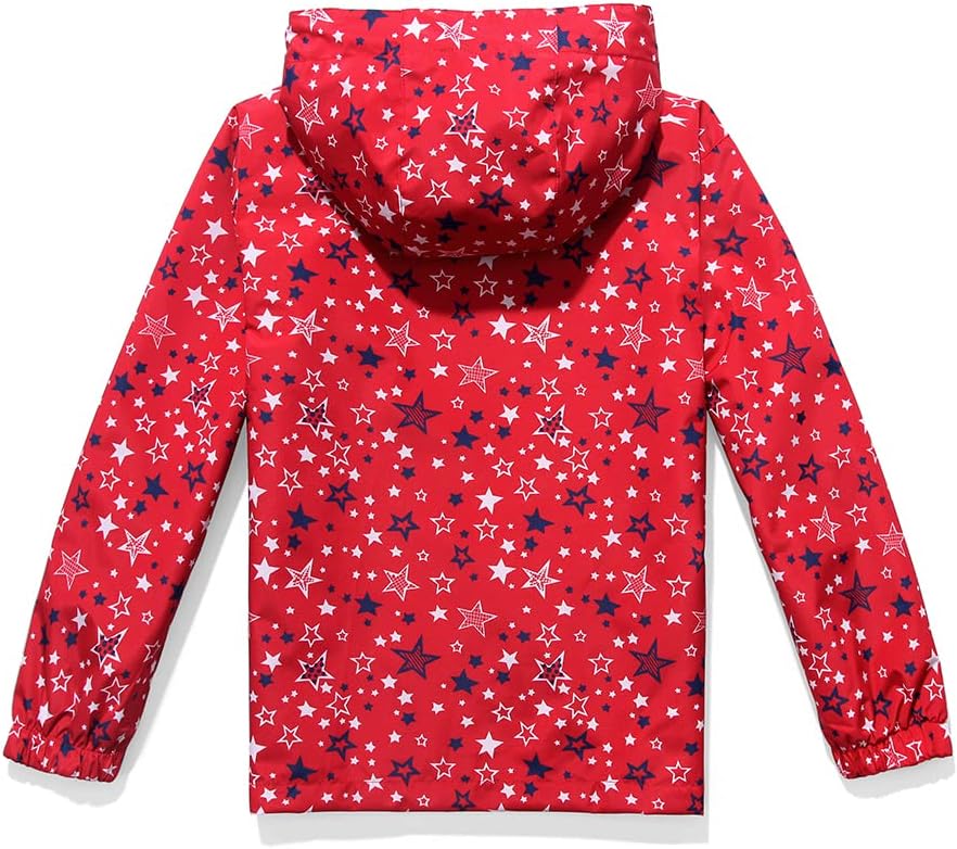 Spmor Boys Girls Lightweight Waterproof Rain Jackets