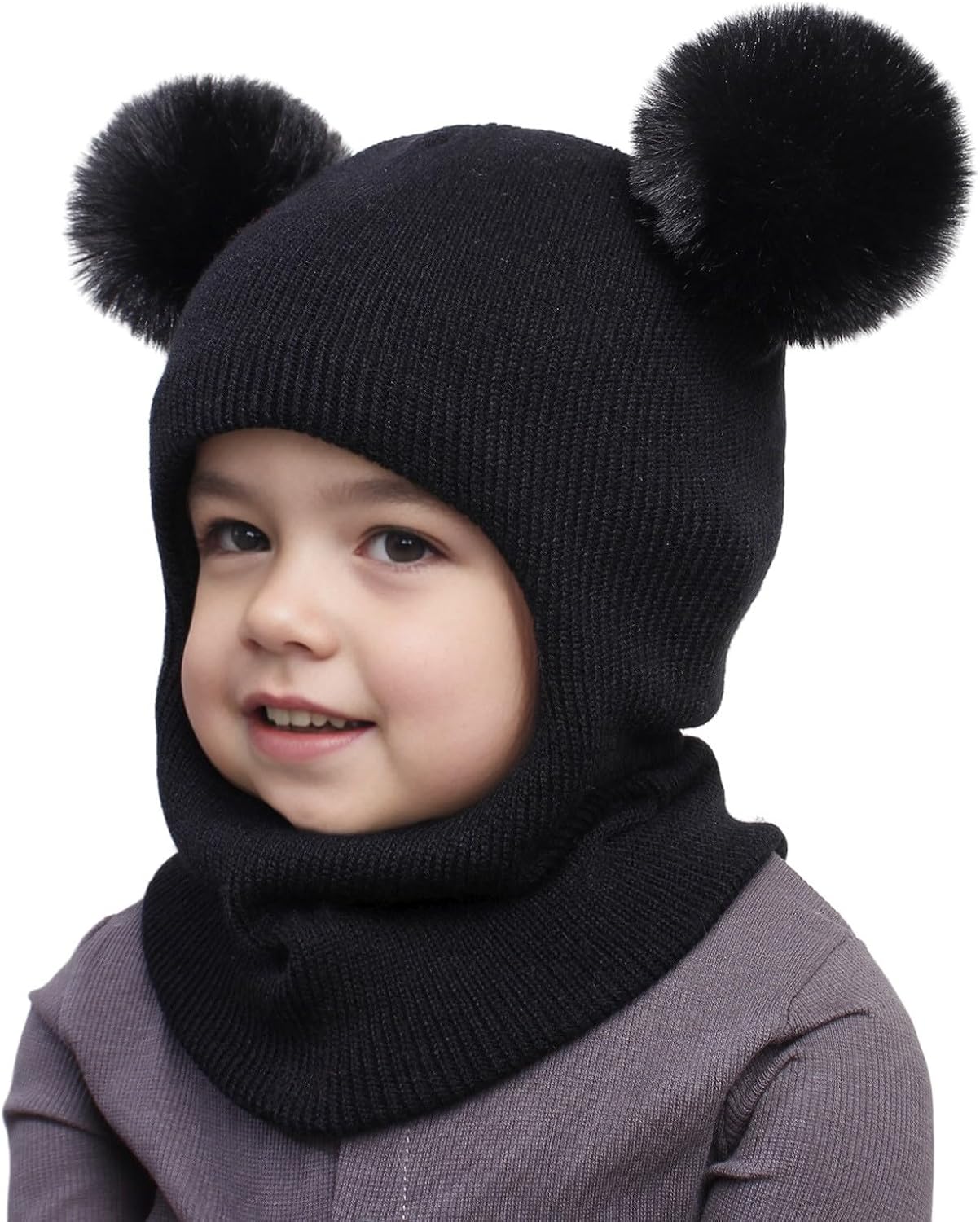 Toddler Winter Hat Gloves Set for Boys and Girls