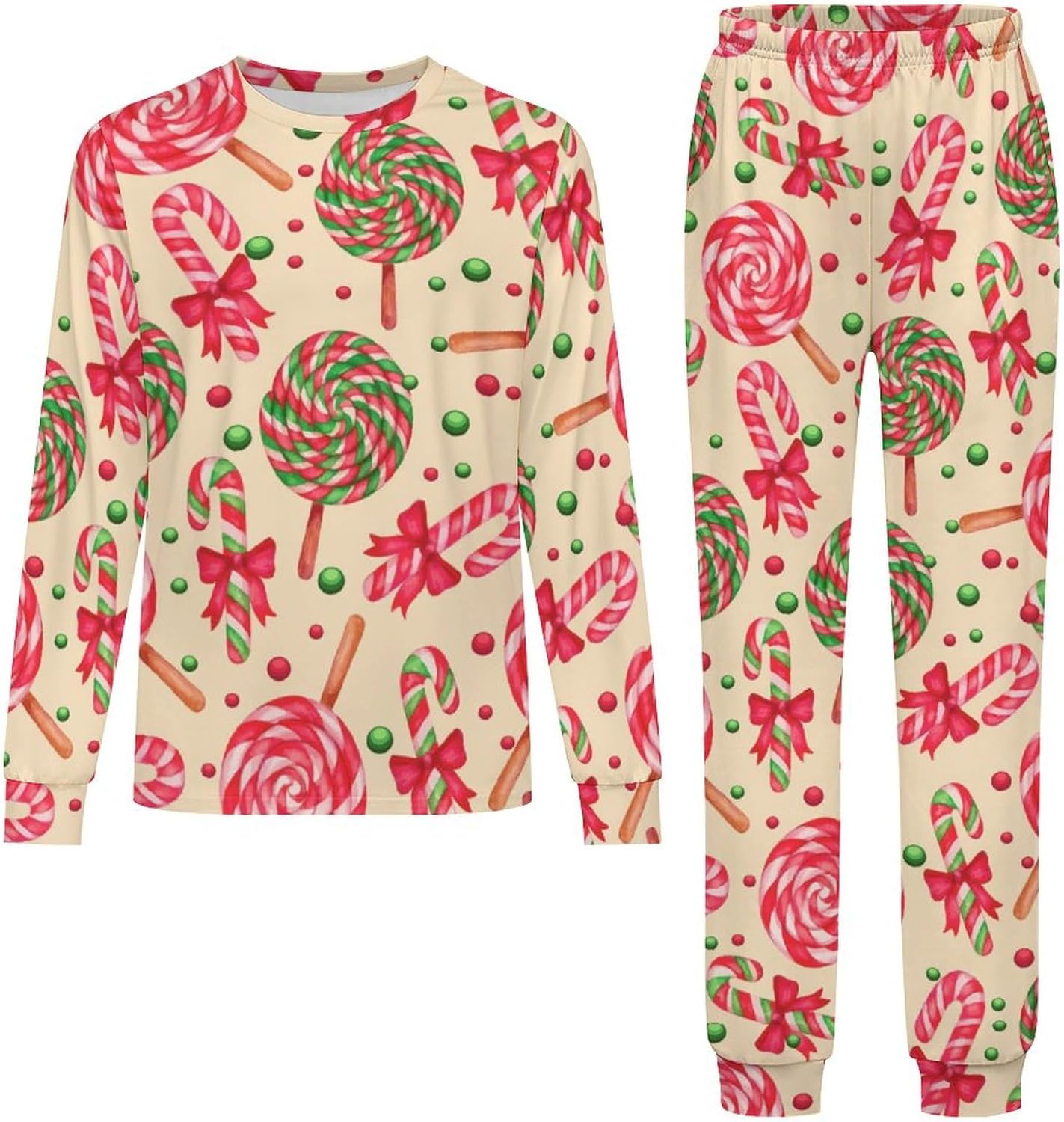 Christmas Stocking Tree Thermal Underwear Set for Kids
