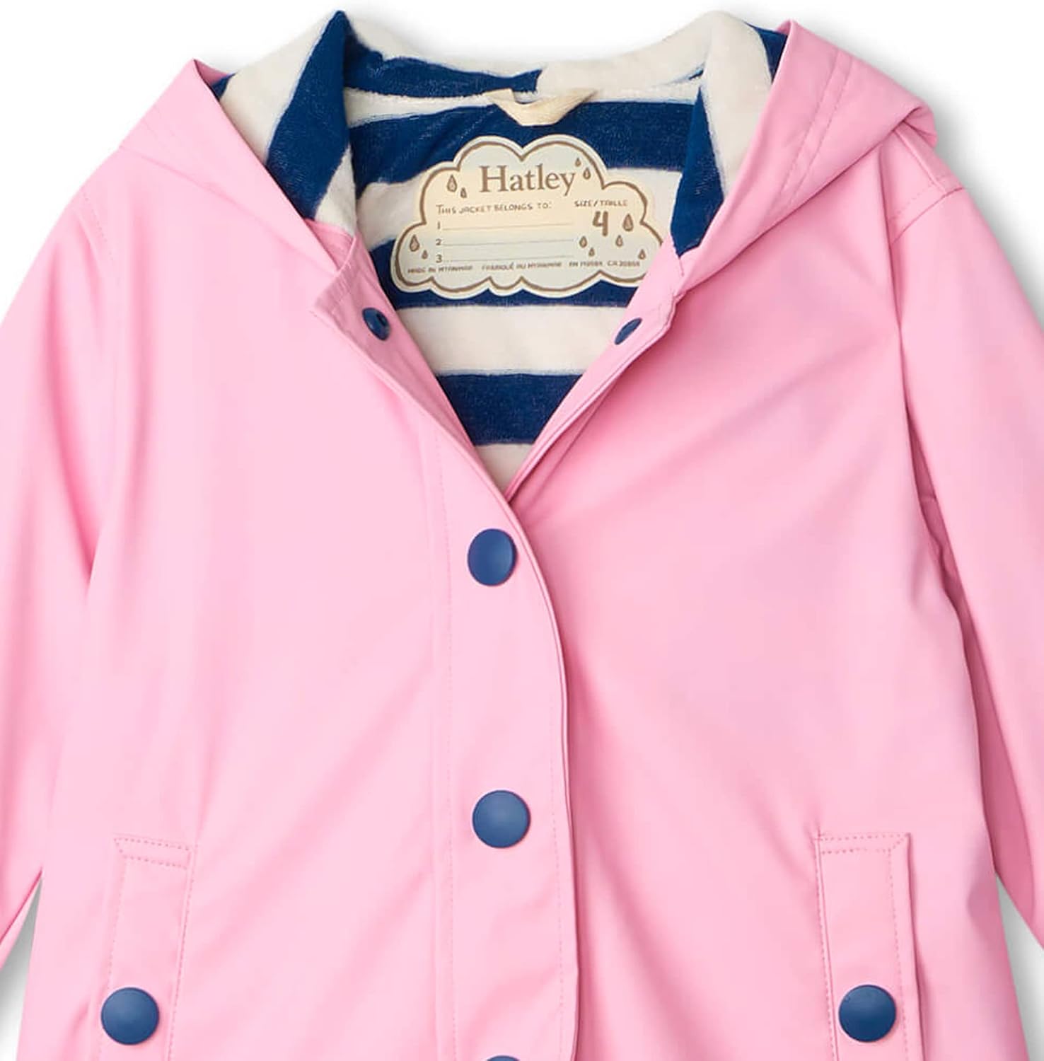 Hatley Kids Button-Up Rain Jacket