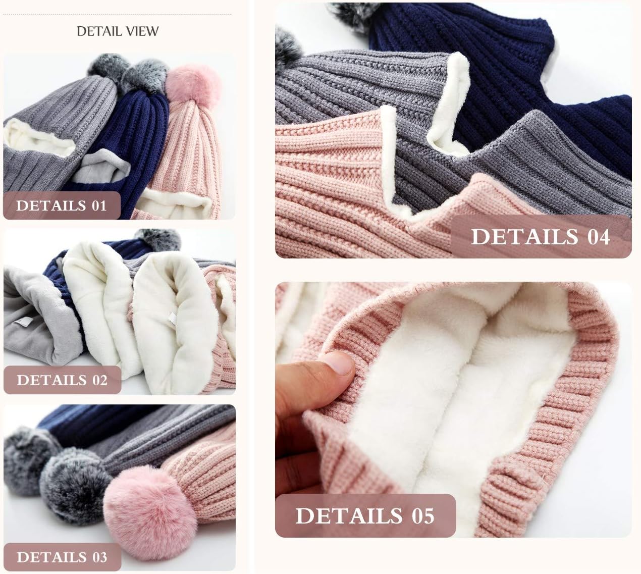 ZWA Winter Baby Hat 2-5T for Kids
