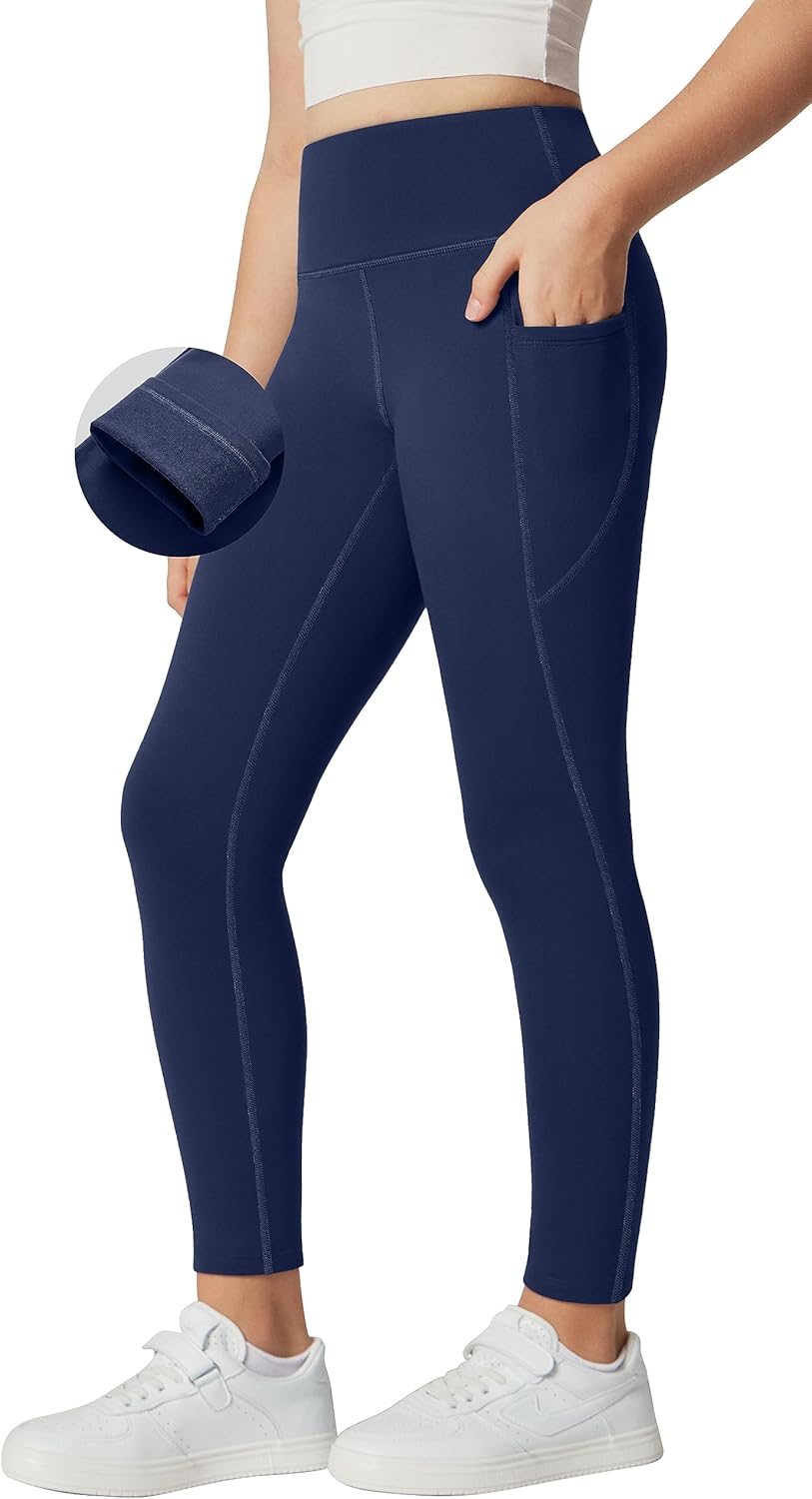 IUGA Girls Fleece-Lined Leggings Heavied with Style