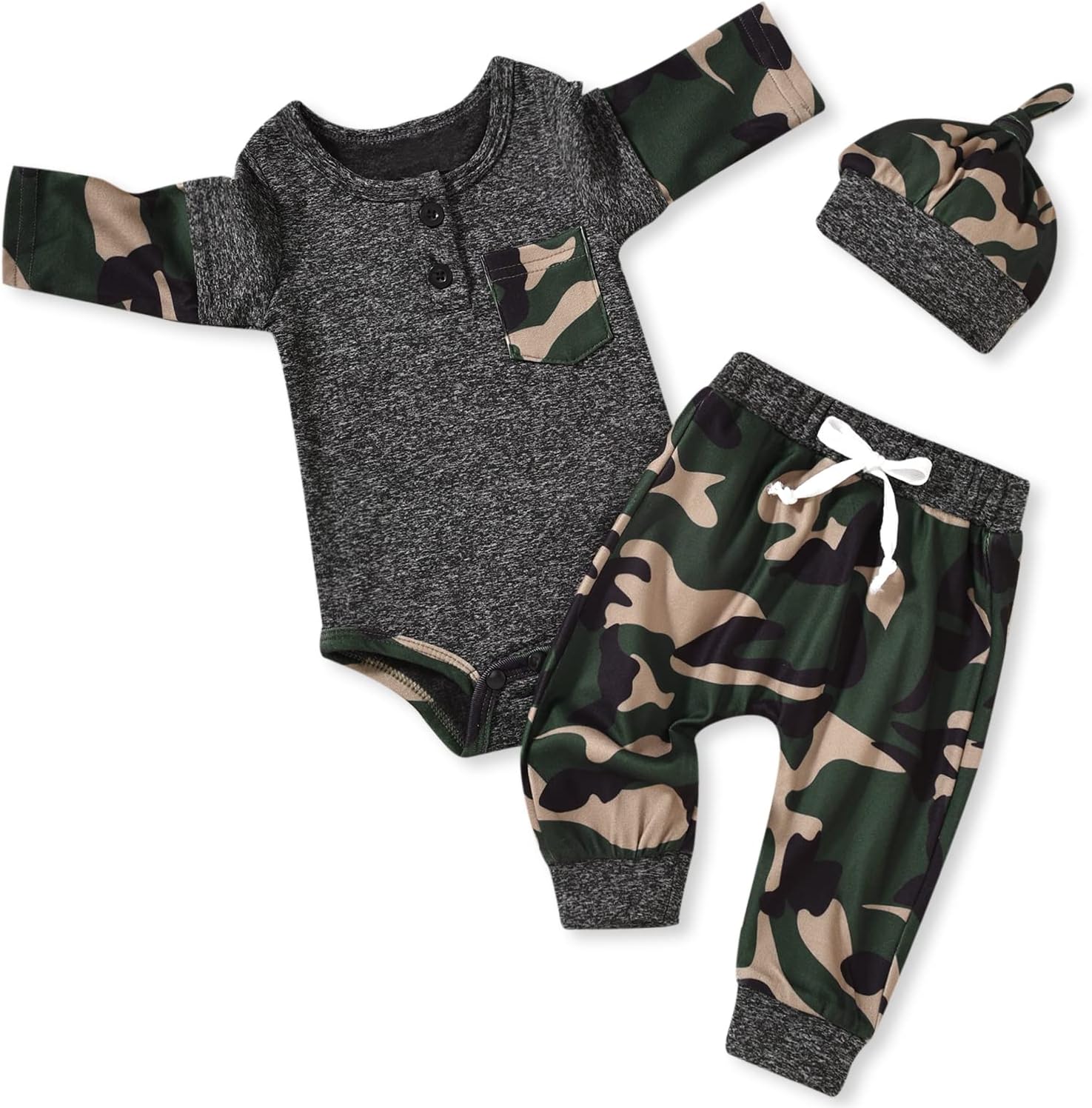 Aalizzwell Newborn Boys Fall Winter Outfit