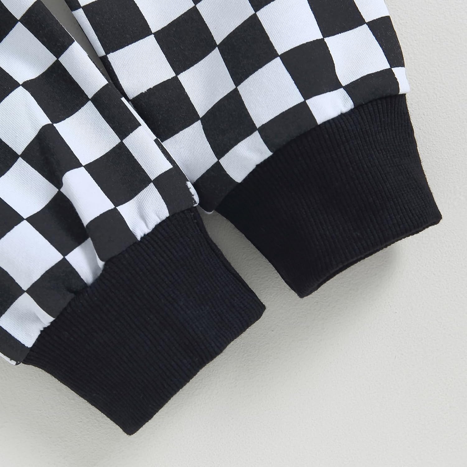 Block Check Plaid Baby Fall Winter Outfit Set