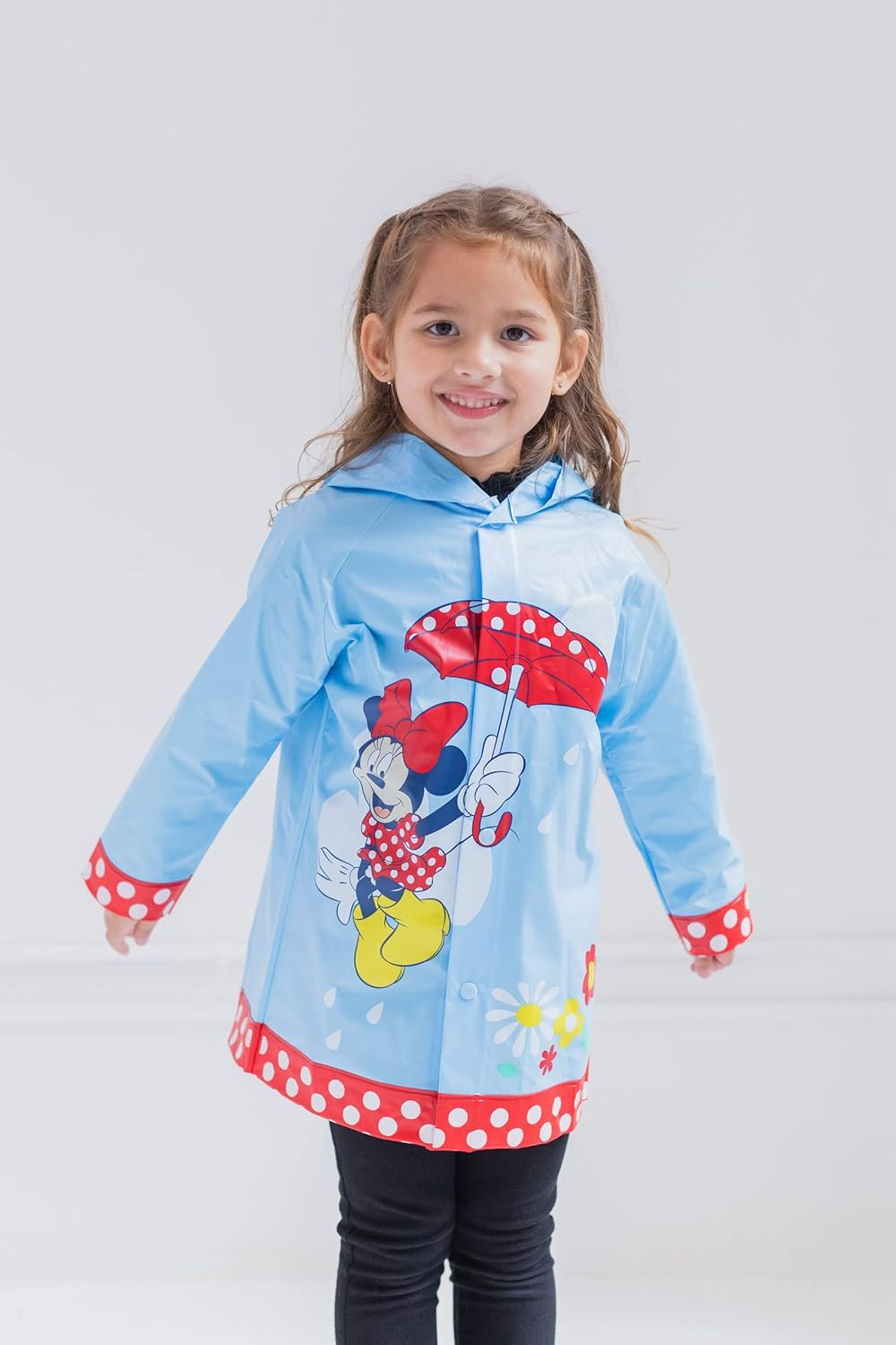 Disney Minnie Mouse Waterproof Hooded Rain Jacket