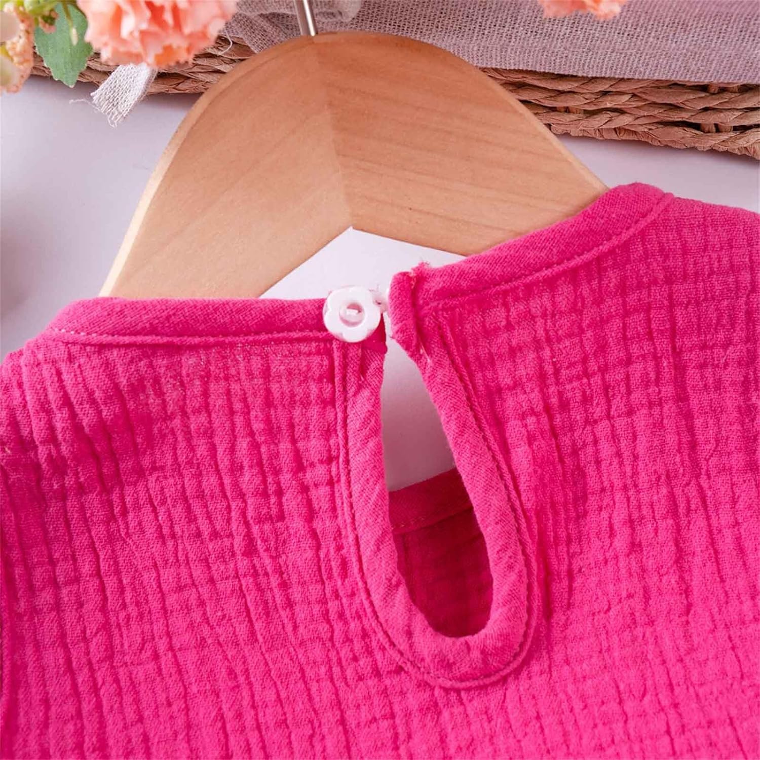 Cute Bow Ruffled Tanks Shorts Set for Toddler Girls Summer Excitement